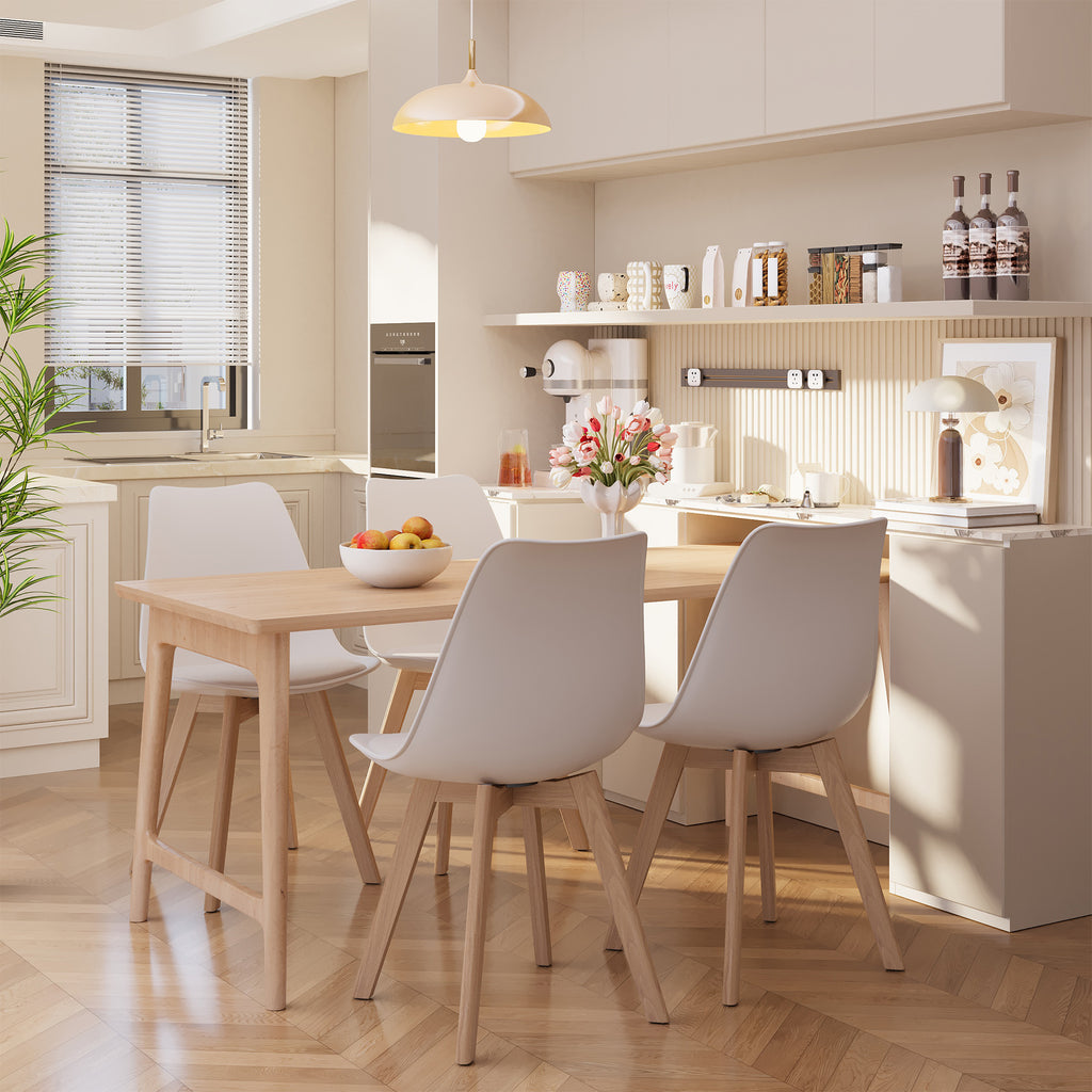 Bealife TB18 Esszimmer Stühle 2er-, 4er- und 6er-Set，Ergonomischen Stühle im skandinavischen Stil für Esszimmer Arbeitszimmer & Schminktisch