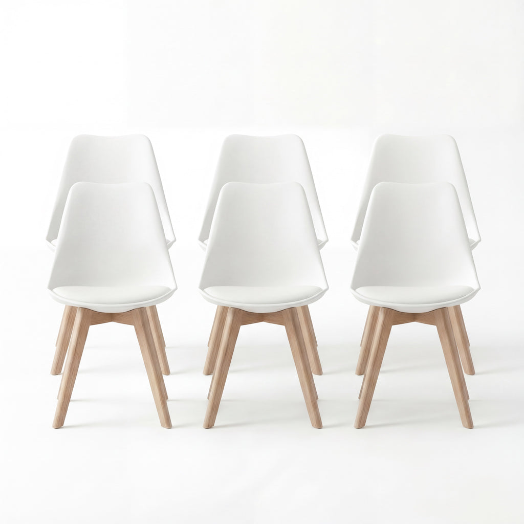 Bealife TB18 Esszimmer Stühle 2er-, 4er- und 6er-Set，Ergonomischen Stühle im skandinavischen Stil für Esszimmer Arbeitszimmer & Schminktisch