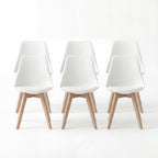 Bealife TB18 Esszimmer Stühle 2er-, 4er- und 6er-Set，Ergonomischen Stühle im skandinavischen Stil für Esszimmer Arbeitszimmer & Schminktisch