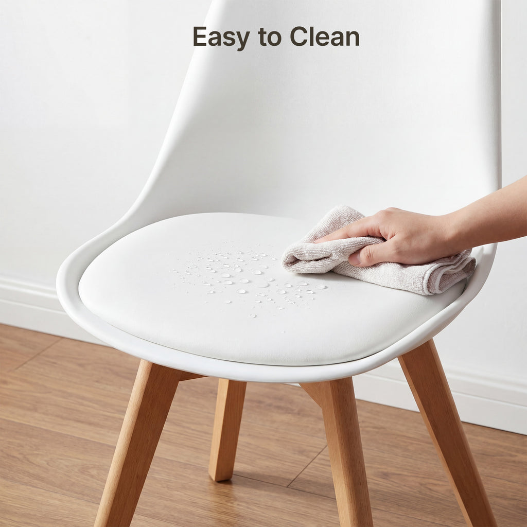 Bealife TB18 Esszimmer Stühle 2er-, 4er- und 6er-Set，Ergonomischen Stühle im skandinavischen Stil für Esszimmer Arbeitszimmer & Schminktisch