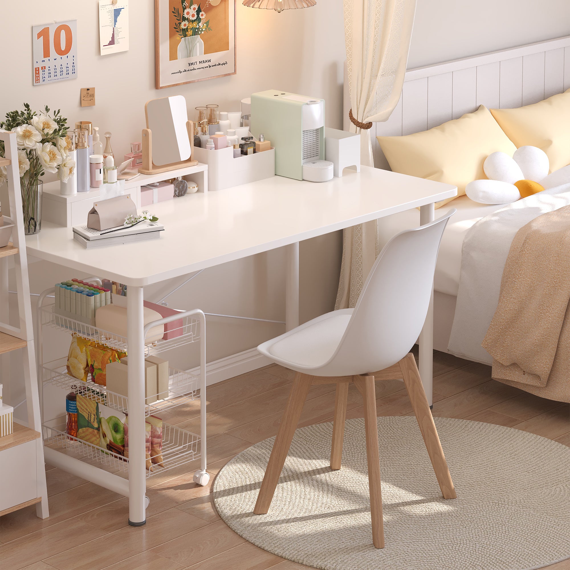Bealife TB18 Esszimmer Stühle 2er-, 4er- und 6er-Set，Ergonomischen Stühle im skandinavischen Stil für Esszimmer Arbeitszimmer & Schminktisch
