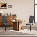 Bealife TB40 Wildleder Esszimmer Stühle 4er Set, mit einer ergonomischen hohen Rückenlehne