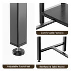Bealife TB31 Bartisch Set mit 2 Barhockern, Kompakt für 2 Personen