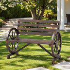 BEALIFE WR219 Vintage Gartenbank 2-Sitzer, wetterfest Sitzbank Gartenmöbel aus Fichtenholz für Garten